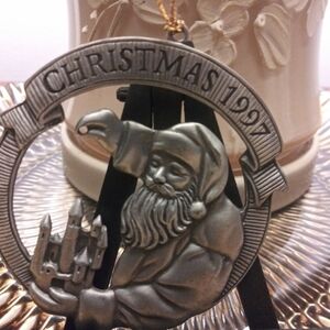 Vintage Pewter Ornament Circa 1997
